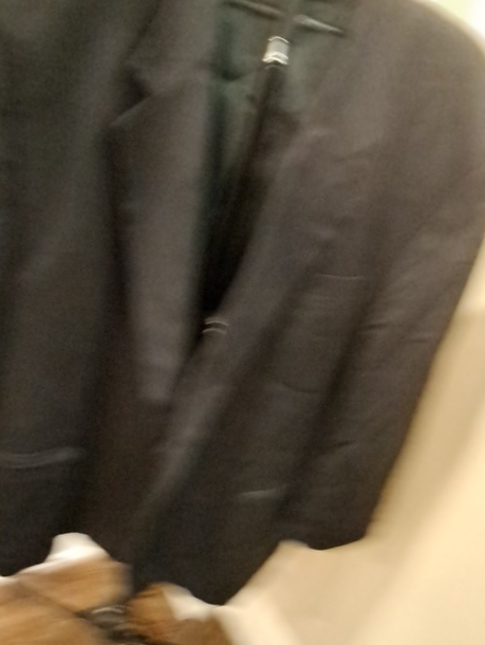 Men's Black Suit Jacket Classic Tailored Fit